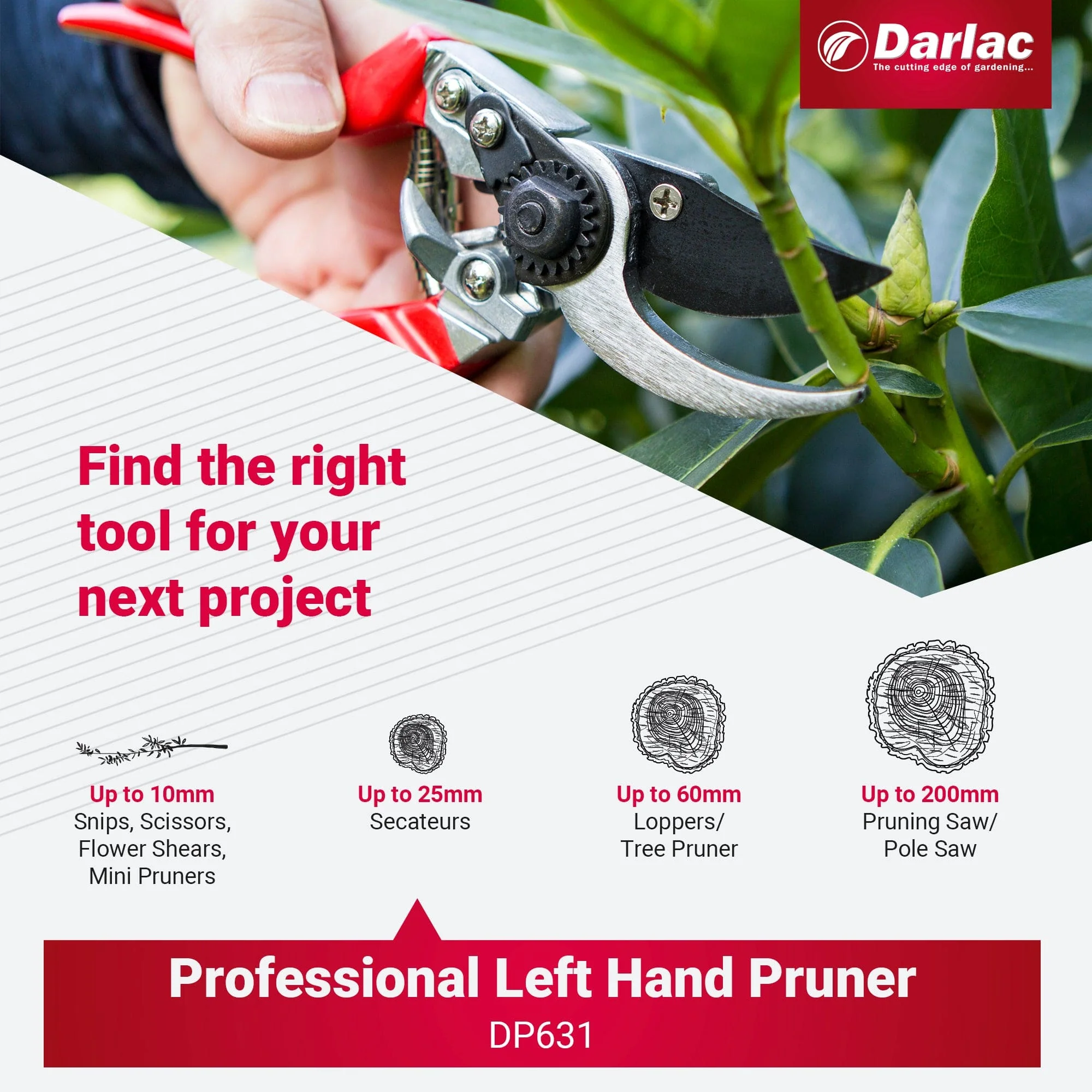 Darlac Professional Left Hand Secateurs - Image 6