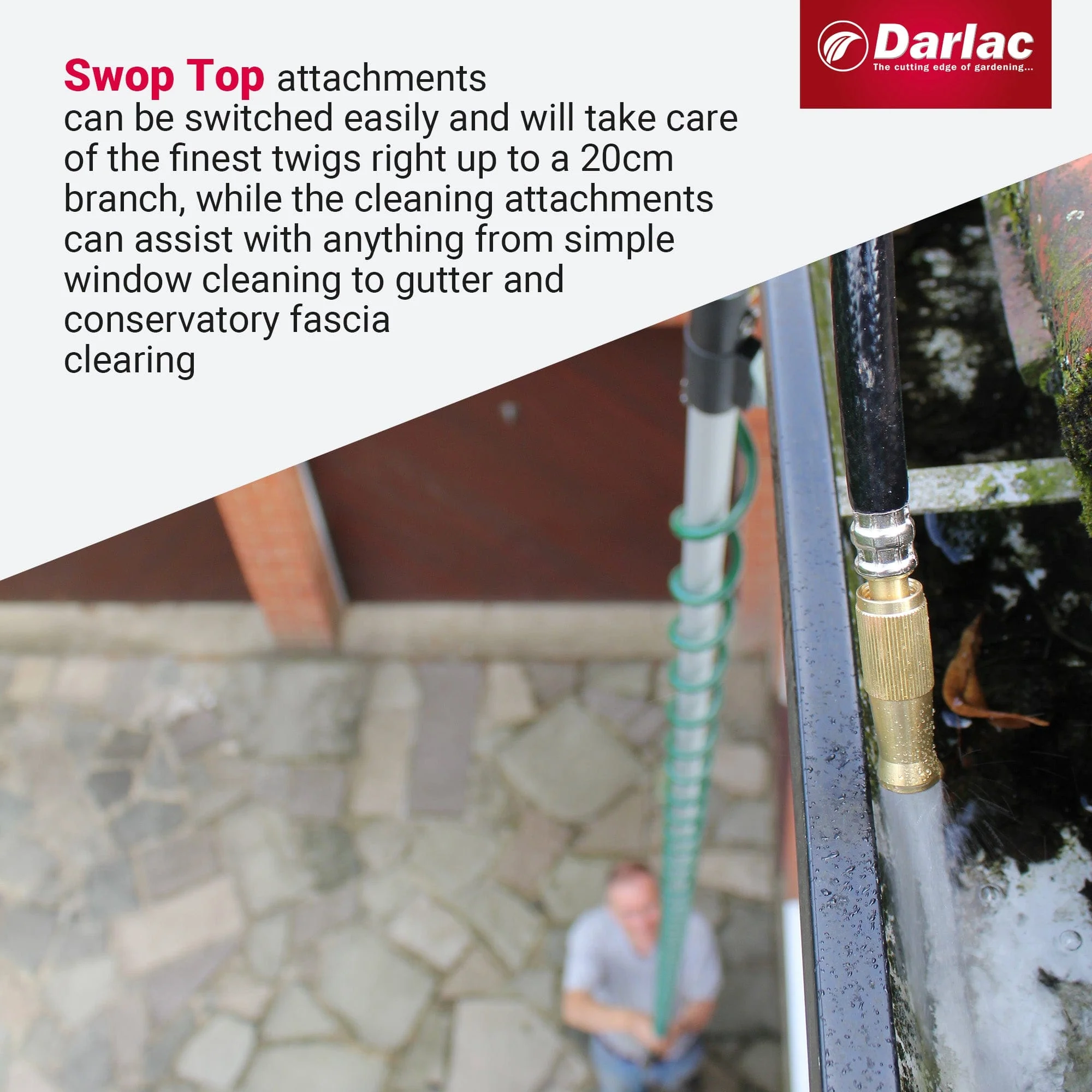 Darlac Swop Top Flexible Gutter Cleaner - Image 4