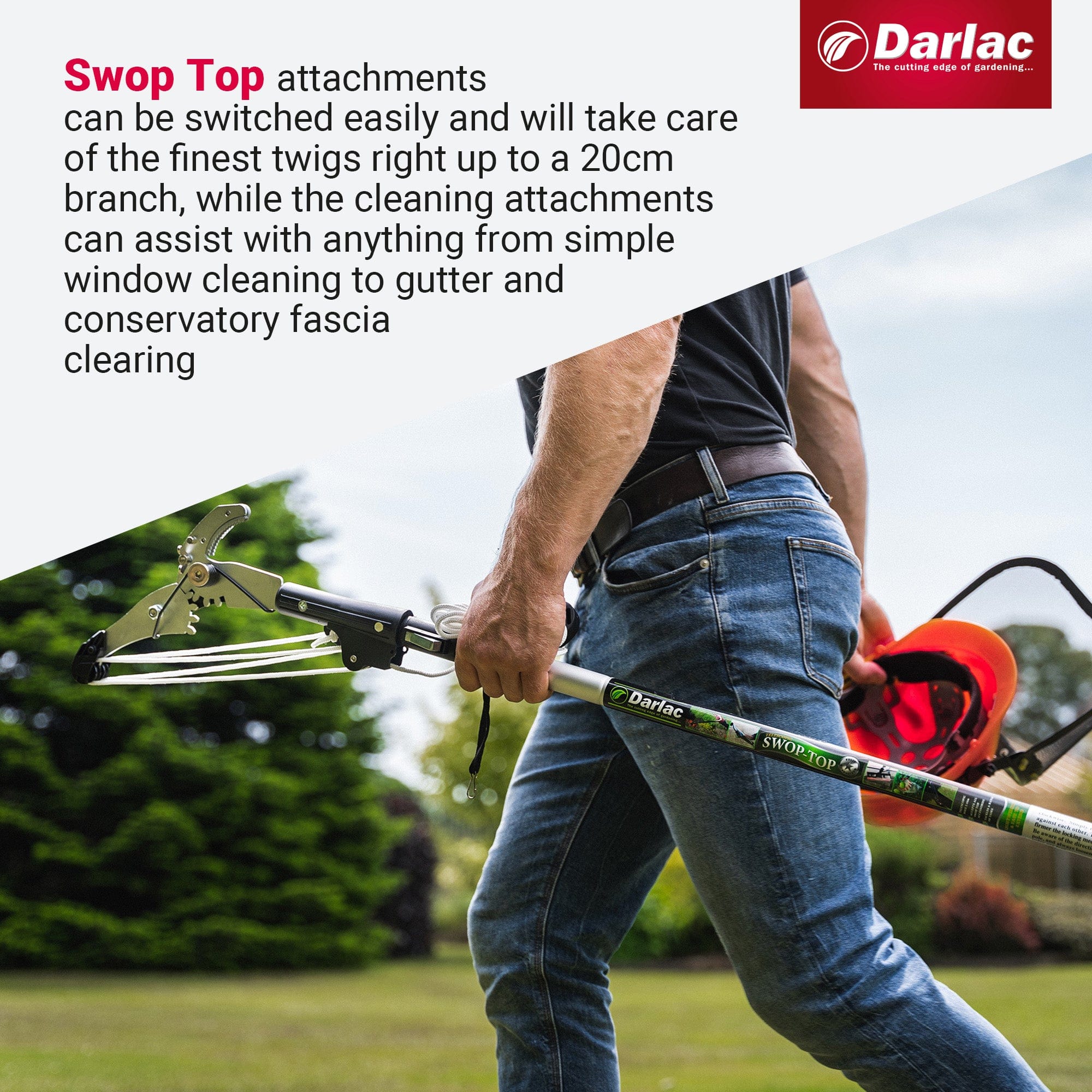 Darlac Swop Top Geared Anvil Tree Pruner Head - Image 4