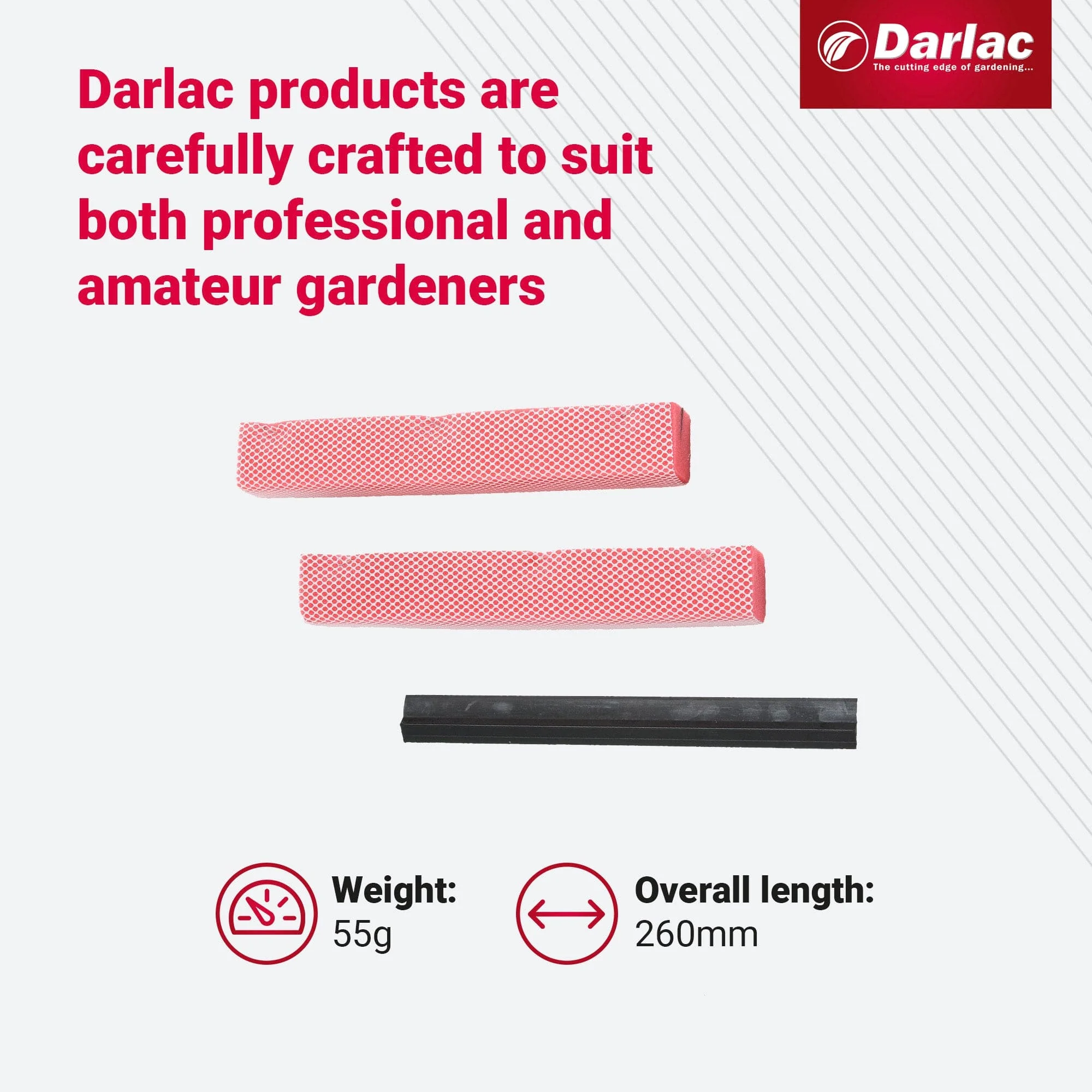 Darlac Swop Top Glass Squeegee Sponge Spares Pack - Image 5