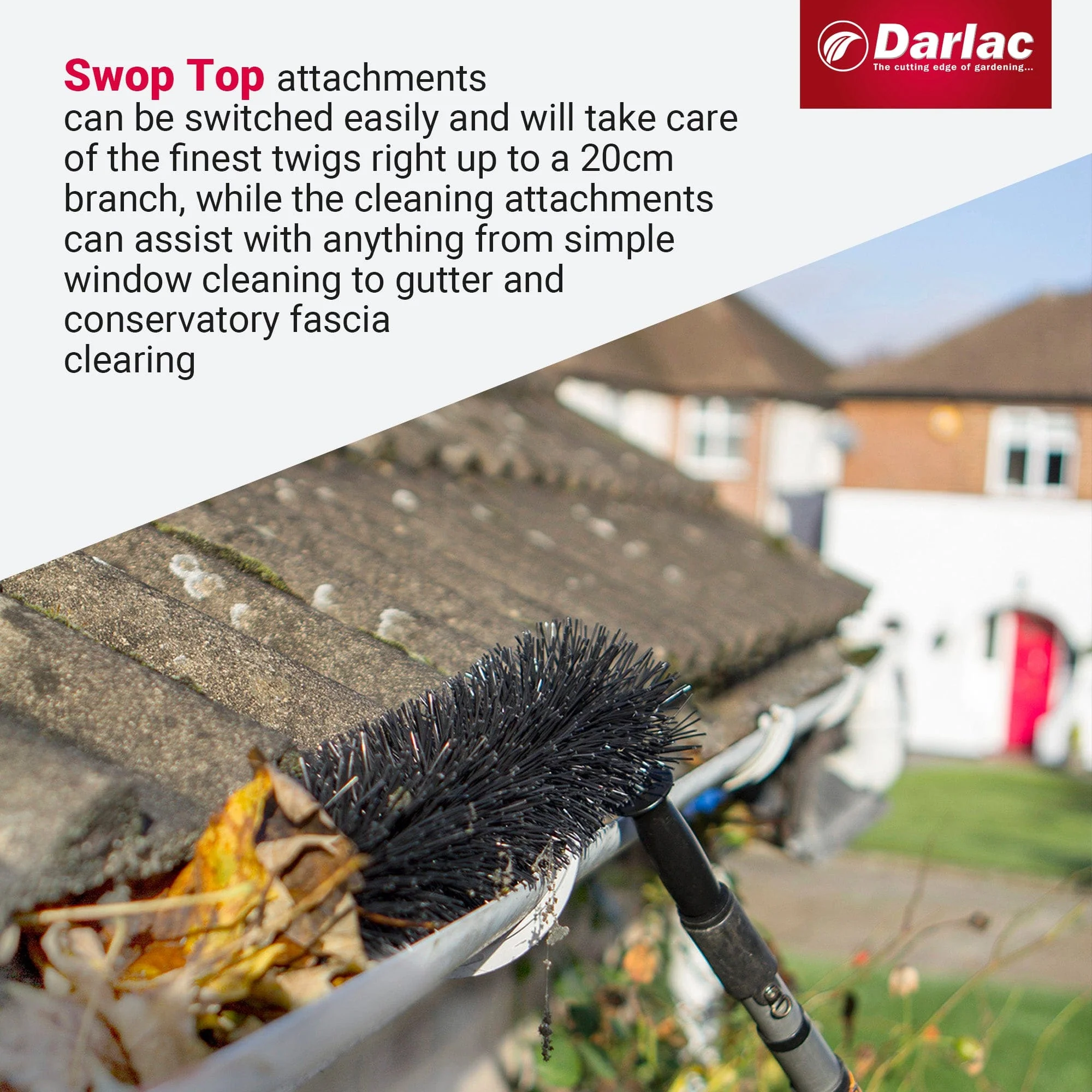Darlac Swop Top Gutter Cleaning Brush - Image 4
